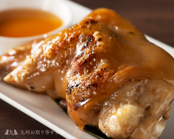 博多流 焼き豚足 3種4本セット「毎日の晩酌が、一瞬で博多の居酒屋気分に！」